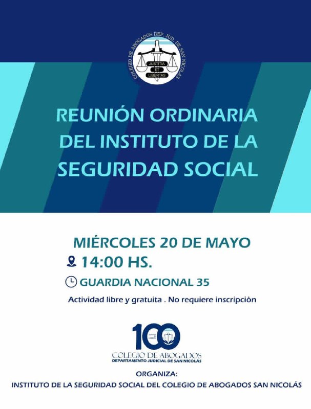 Reunión Ordinaria – Instituto de la Seguridad Social