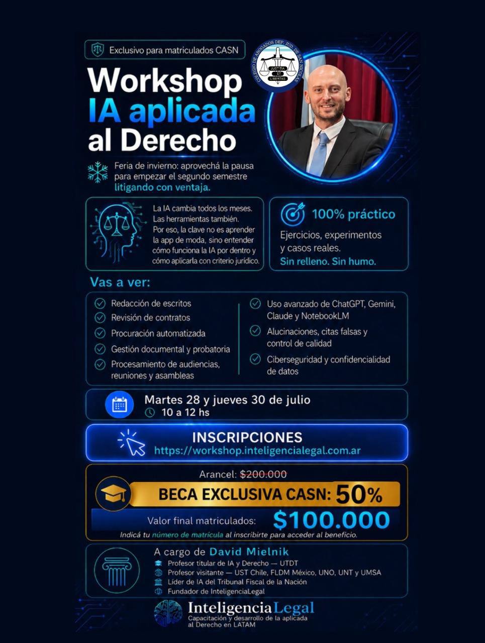 WorkshopIA aplicada al Derecho