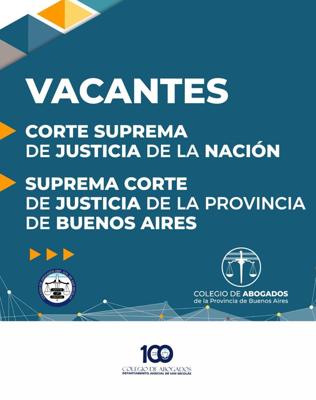Vacantes en la Justicia